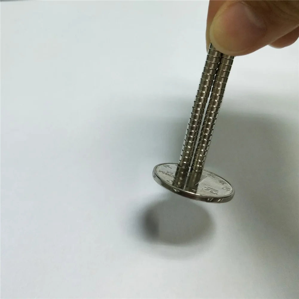 50Pcs/Set Round Creative NdFeB Magnet for Industrial Equipment and DIY Toys, Size: 4x2mm - 5