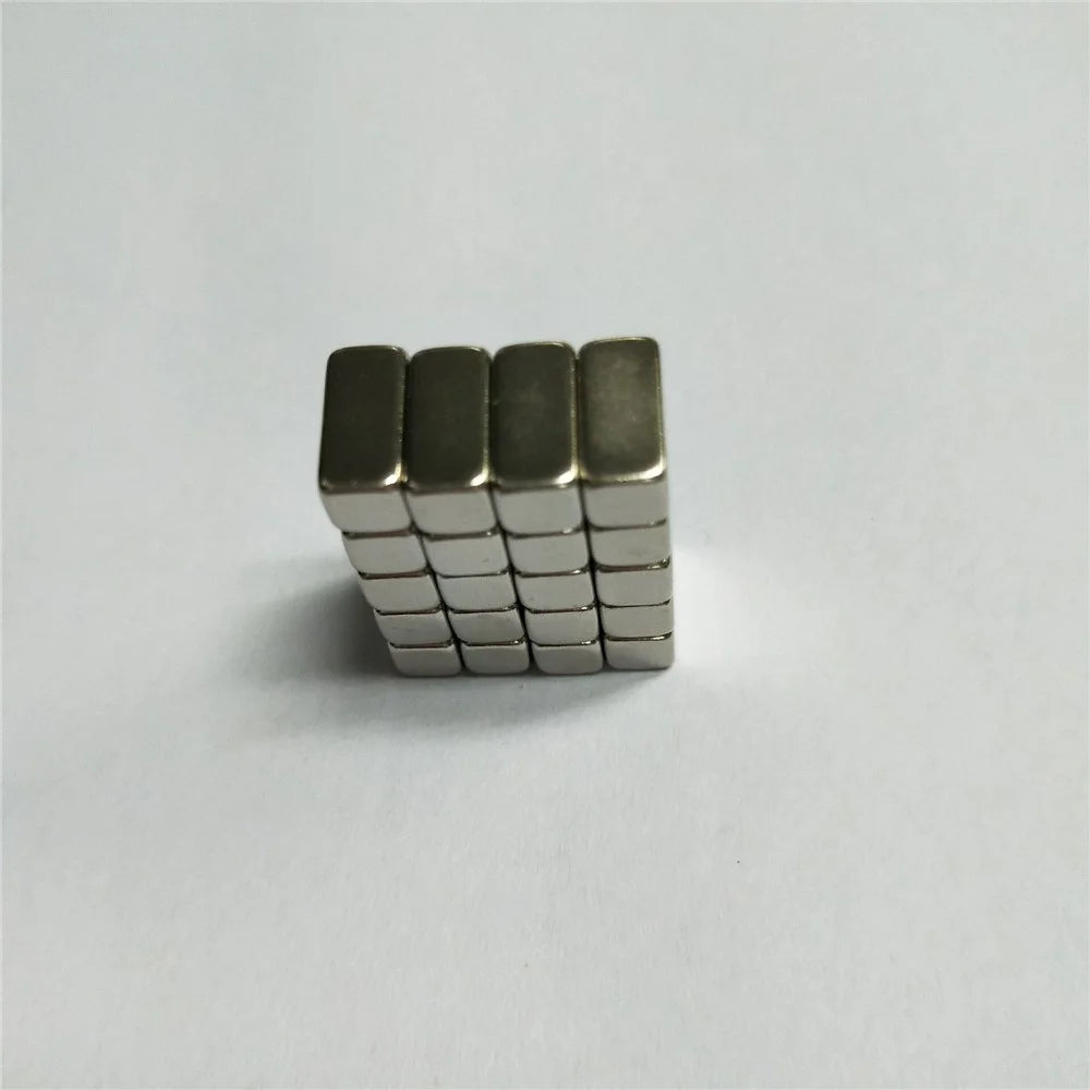 20Pcs/Set Rectangle Powerful DIY NdFeB Magnet for Industrial Medical Equipment, Size: 10x5x5mm - 2