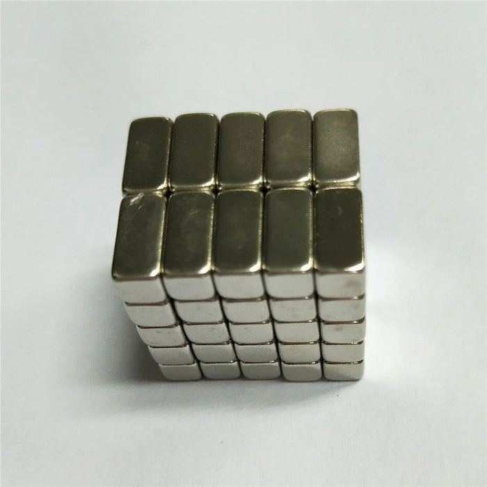 50Pcs/Set Rectangle Powerful DIY NdFeB Magnet for Industrial Medical Equipment, Size: 10x5x5mm - 1
