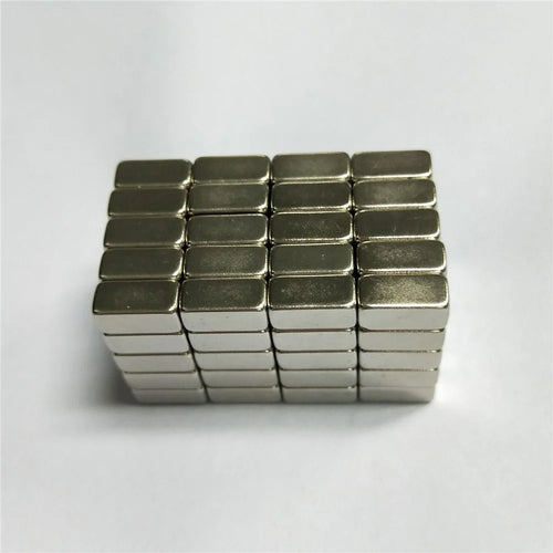 100Pcs/Set Rectangle Powerful DIY NdFeB Magnet for Industrial Medical Equipment, Size: 10x5x5mm - 1