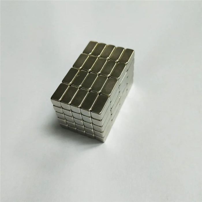 100Pcs/Set Rectangle Powerful DIY NdFeB Magnet for Industrial Medical Equipment, Size: 10x5x5mm - 3