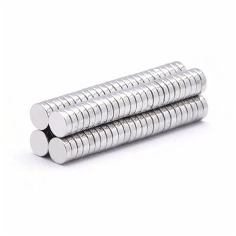 100Pcs/Set Round Powerful NdFeB Magnets for Industrial Equipment and DIY Toys, Size: 3x1mm - 1