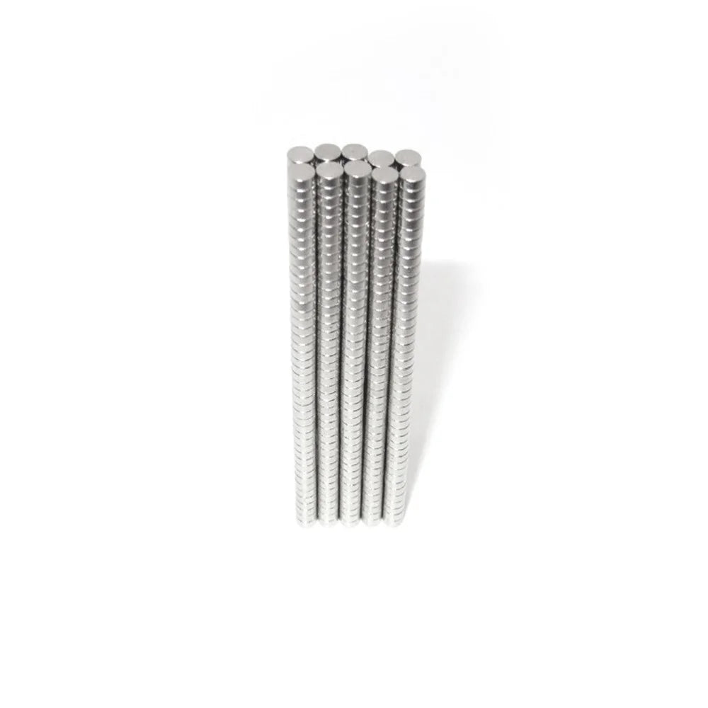 50Pcs/Set Round Powerful NdFeB Magnets for Industrial Equipment and DIY Toys, Size: 3x1mm - 5