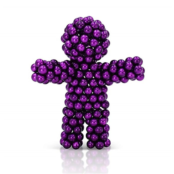 216Pcs/Set 5mm UV Discoloration Magnetic Balls Building Block Toy - White - 4