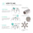 216Pcs/Set 5mm UV Discoloration Magnetic Balls Building Block Toy - White - 7