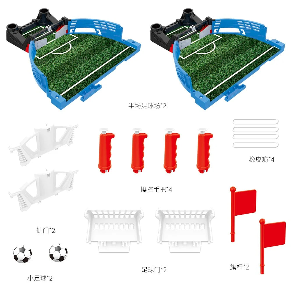 Football Field Soccer Building Blocks Table Game Mini Table Children Interactive Board Toy - 4