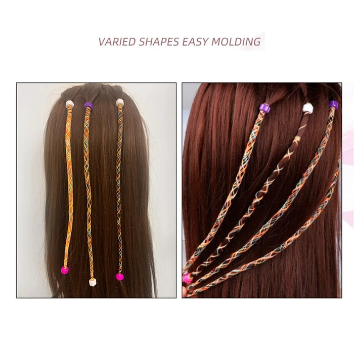 Children's Electric DIY Hair Braid Girl with Braids Hairdressing Play Toys Self-care Ability Training - 6