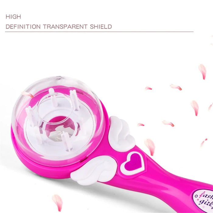 Children's Electric DIY Hair Braid Girl with Braids Hairdressing Play Toys Self-care Ability Training - 7