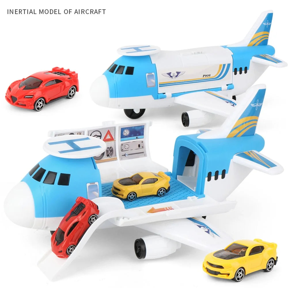 Children Early Education Airplane Model DIY Assembly Storage Plane Car Toy - 2