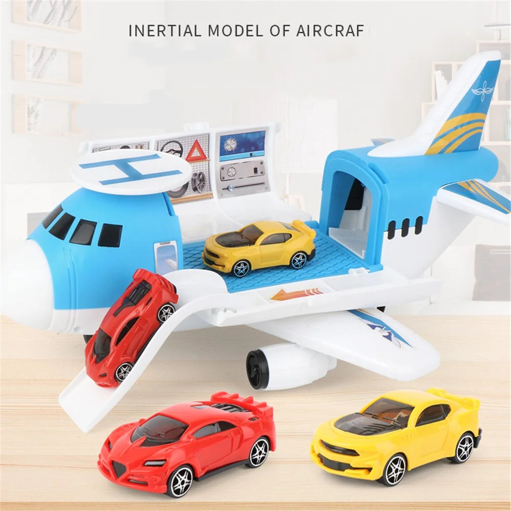 Children Early Education Airplane Model DIY Assembly Storage Plane Car Toy - 3