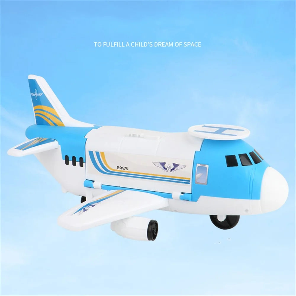 Children Early Education Airplane Model DIY Assembly Storage Plane Car Toy - 5