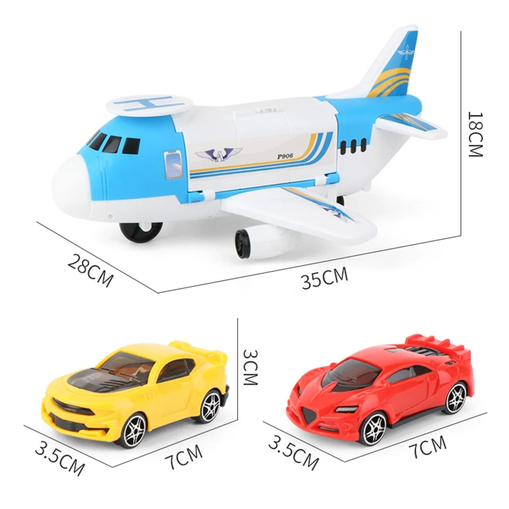 Children Early Education Airplane Model DIY Assembly Storage Plane Car Toy - 6