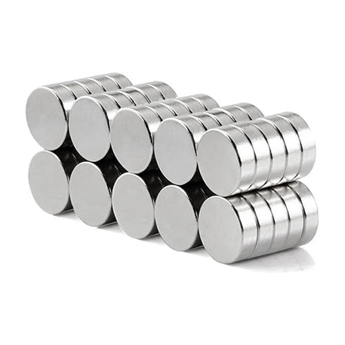 50Pcs/Set Industrial Equipment and DIY Toys Strong Round NdFeB Magnet, Size: 12x5mm - 1