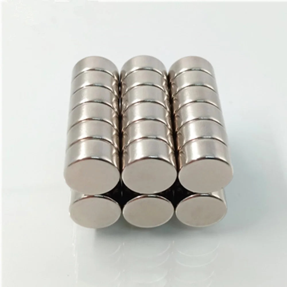 50Pcs/Set Industrial Equipment and DIY Toys Strong Round NdFeB Magnet, Size: 12x5mm - 2