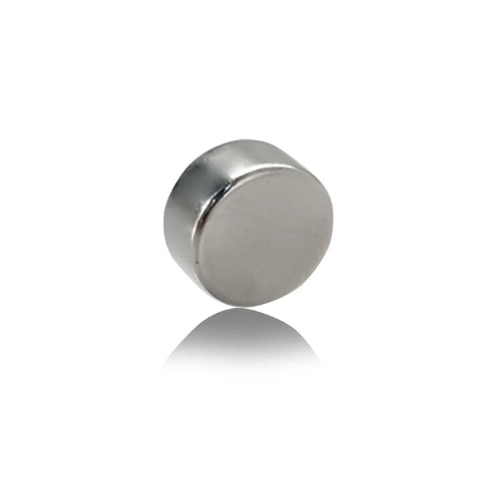 100Pcs/Set Strong Round Shape NdFeB Magnet for Industrial Equipment and DIY Toys, Size: 12x5mm - 7