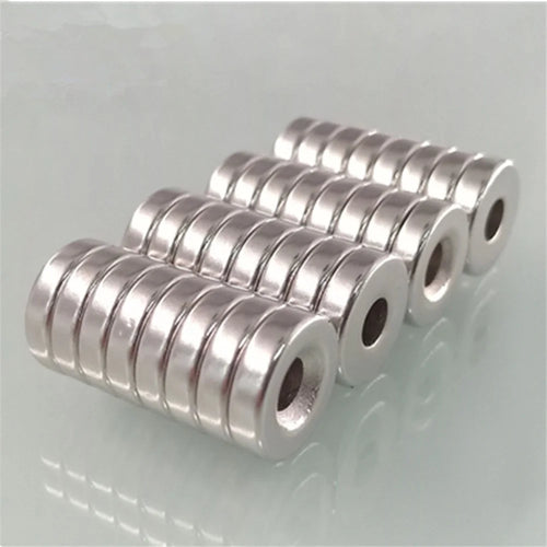 32Pcs/Set 12 x 5mm Industrial Equipment and DIY Projects Round Shape Hole NdFeB Magnet - 1