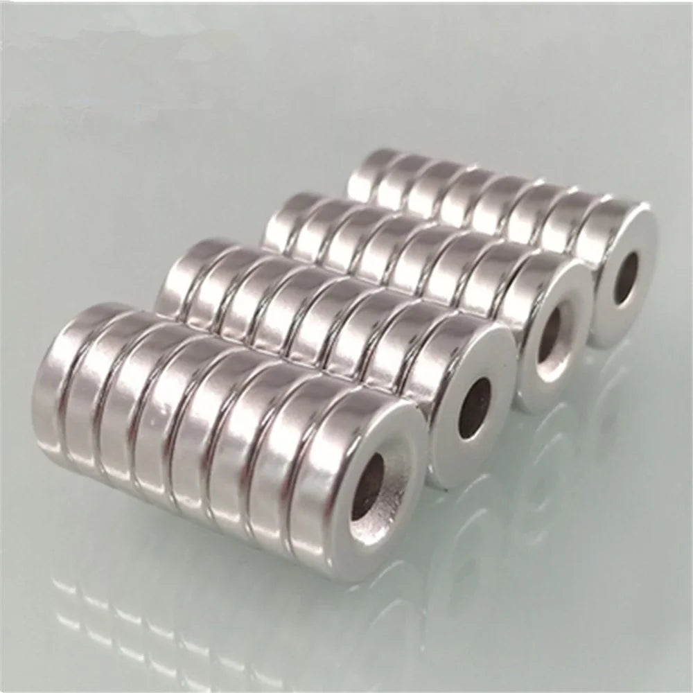 50Pcs/Set 12 x 5mm Round Shape Hole Creative NdFeB Magnet - 2
