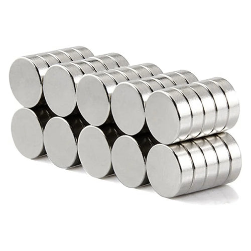 50Pcs/Set Industrial Equipment and DIY Toys Round Strong Suction NdFeB Magnet, Size: 12 x 4mm - 1