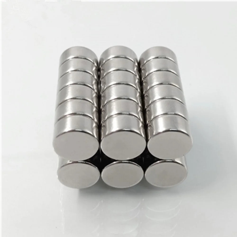 50Pcs/Set Industrial Equipment and DIY Toys Round Strong Suction NdFeB Magnet, Size: 12 x 4mm - 2