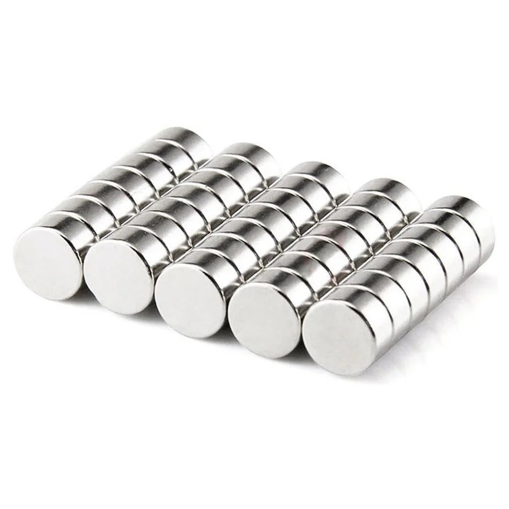 50Pcs/Set Industrial Equipment and DIY Toys Round Strong Suction NdFeB Magnet, Size: 12 x 4mm - 4
