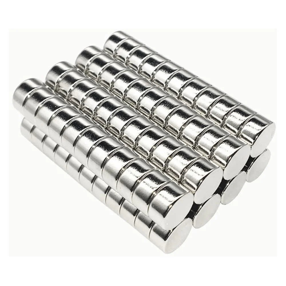 50Pcs/Set Industrial Equipment and DIY Toys Round Strong Suction NdFeB Magnet, Size: 12 x 4mm - 5