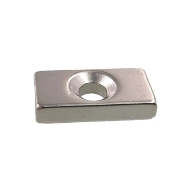 10Pcs/Pack 30*20*5mm Rectangular Magnet Super Strong NdFeB Magnet with Hole - 2