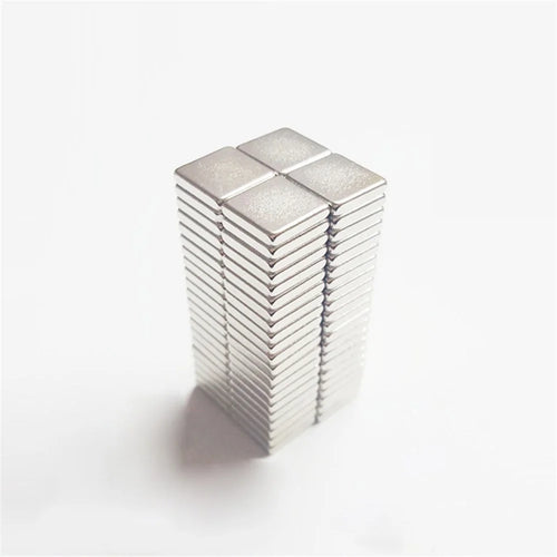 50PCS 10x10x2mm Rectangular Magnet Super Strong Magnetic NdFeB Magnet - 1