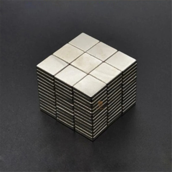 100PCS 10x10x2mm Rectangular Magnet Super Strong Magnetic NdFeB Magnet - 3