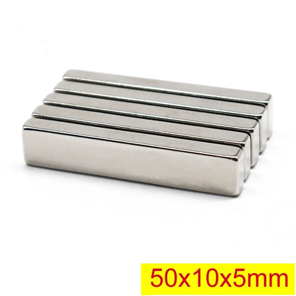 1Pc 50*10*5mm Rectangular Magnet Super Strong NdFeB Magnet - 2
