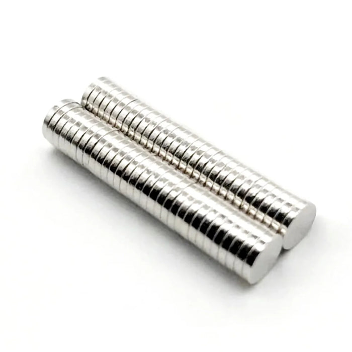 50Pcs/Pack 6*1mm Mini Small Round Magnetic Disc NdFeB Super Strong Powerful Magnets - 1