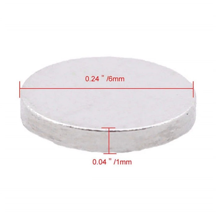 50Pcs/Pack 6*1mm Mini Small Round Magnetic Disc NdFeB Super Strong Powerful Magnets - 5