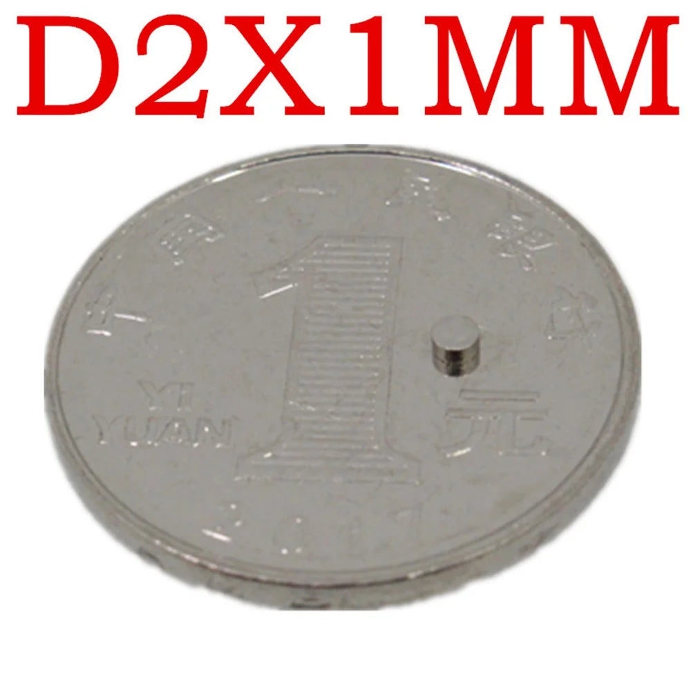 500Pcs/Pack Circular NdFeB Magnet Super Strong Round Magnet 2*1mm - 5