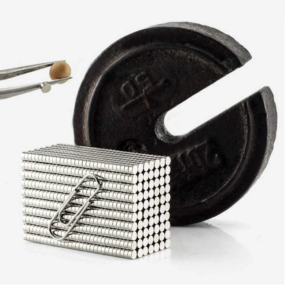 200Pcs/Pack 4*2mm Mini Small Round Magnetic Disc NdFeB Super Strong Powerful Magnets - 3