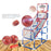 DIY Assembly Basketball Hoop Indoor Outdoor Children Boys Basketball Shooting Sport Toy Set with Air Pump 2 Balls - 3