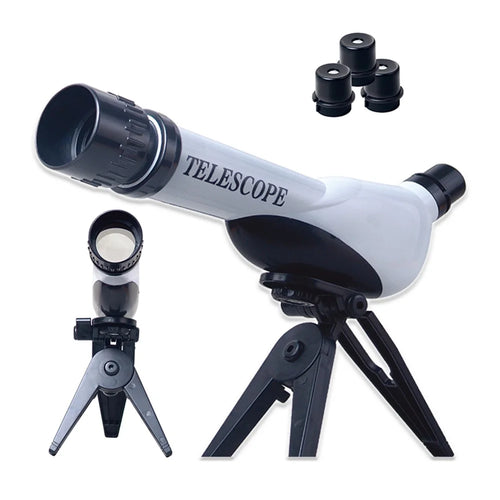 1062 DIY Assemble Children Astronomical Telescope HD Magnifying Glass Student Kids Science Experiment Educational Toy - 1
