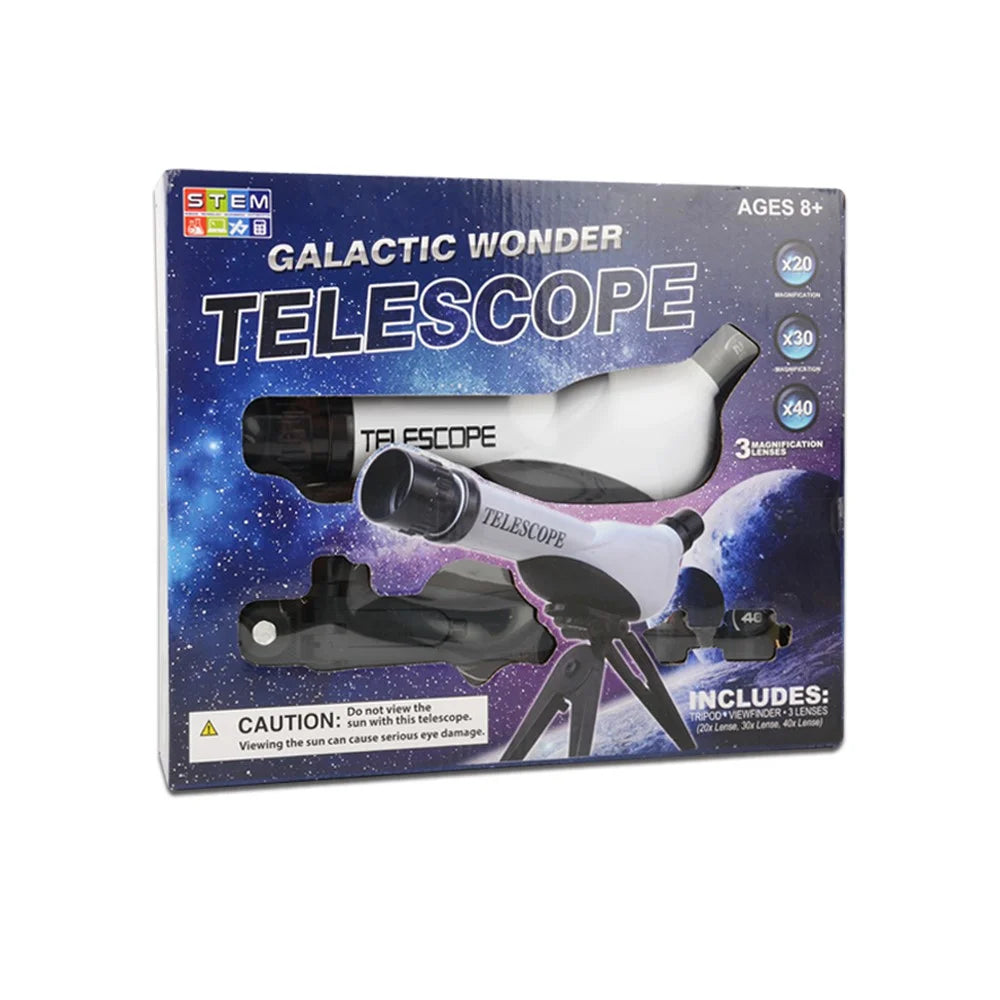 1062 DIY Assemble Children Astronomical Telescope HD Magnifying Glass Student Kids Science Experiment Educational Toy - 7