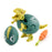 JJ878 Kids DIY Screwing Assemble Deformation Dinosaur Egg Model Toy Creative Educational Toy - Torosaurus - 1