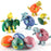 JJ878 Kids DIY Screwing Assemble Deformation Dinosaur Egg Model Toy Creative Educational Toy - Torosaurus - 4