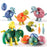 JJ878 Kids DIY Screwing Assemble Deformation Dinosaur Egg Model Toy Creative Educational Toy - Torosaurus - 7