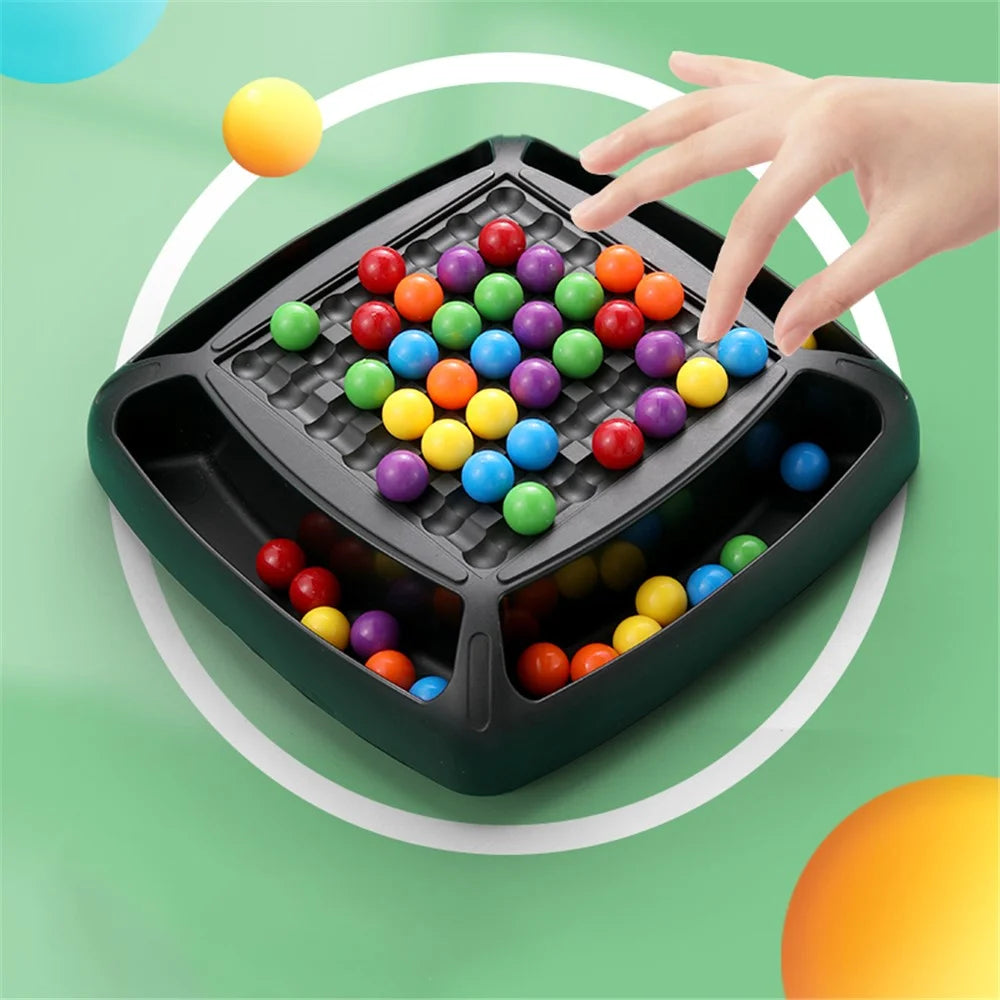 YS5698 Rainbow Ball Matching Game Parent-Child Board Game Kids Early Educational Toy - Colorful Balls - 5