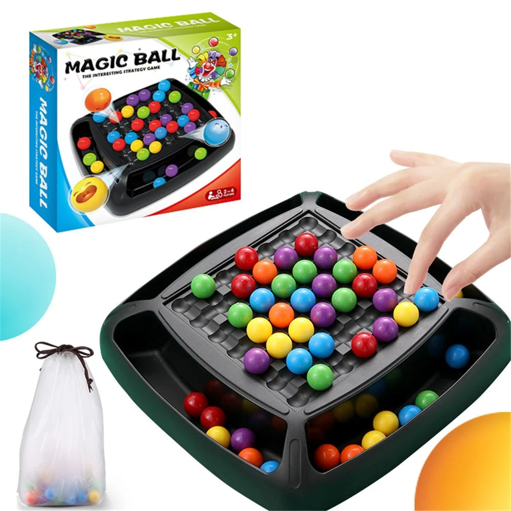 YS5698 Rainbow Ball Matching Game Parent-Child Board Game Kids Early Educational Toy - Colorful Balls - 6