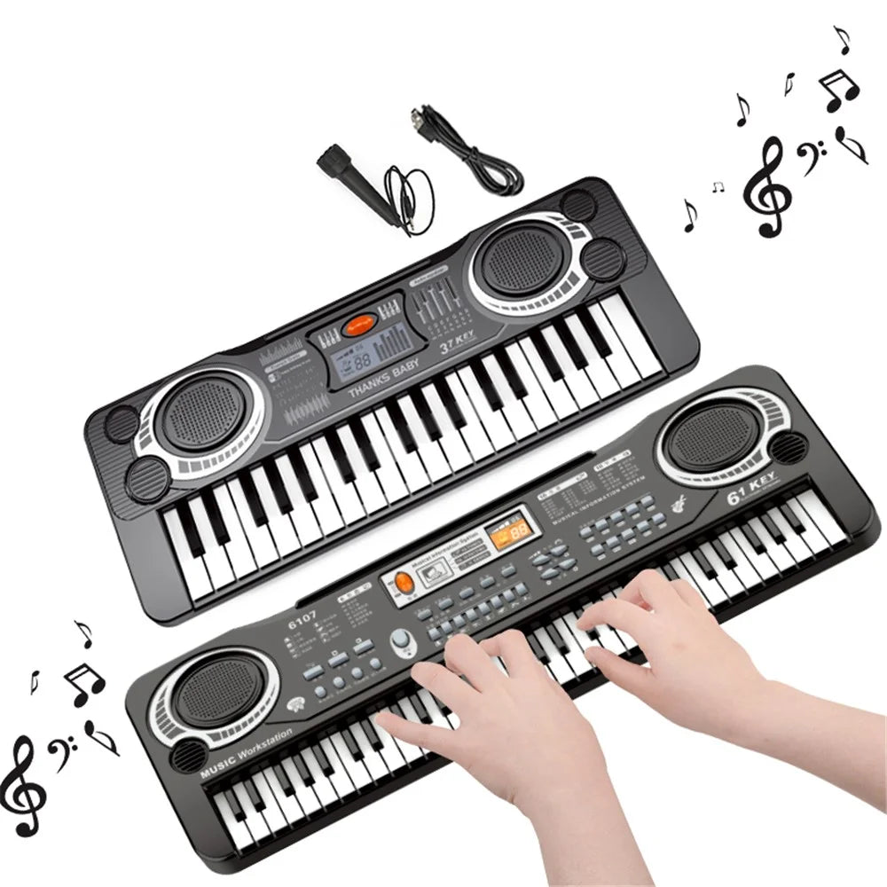 ZZ1427-2 37 Keys Electronic Keyboard Electric Piano Children Musical Instrument Music Learning Toy - 3