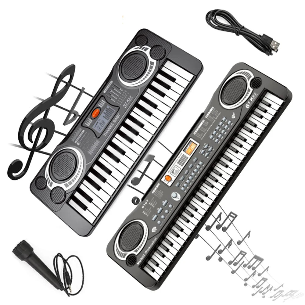 ZZ1427-2 37 Keys Electronic Keyboard Electric Piano Children Musical Instrument Music Learning Toy - 5