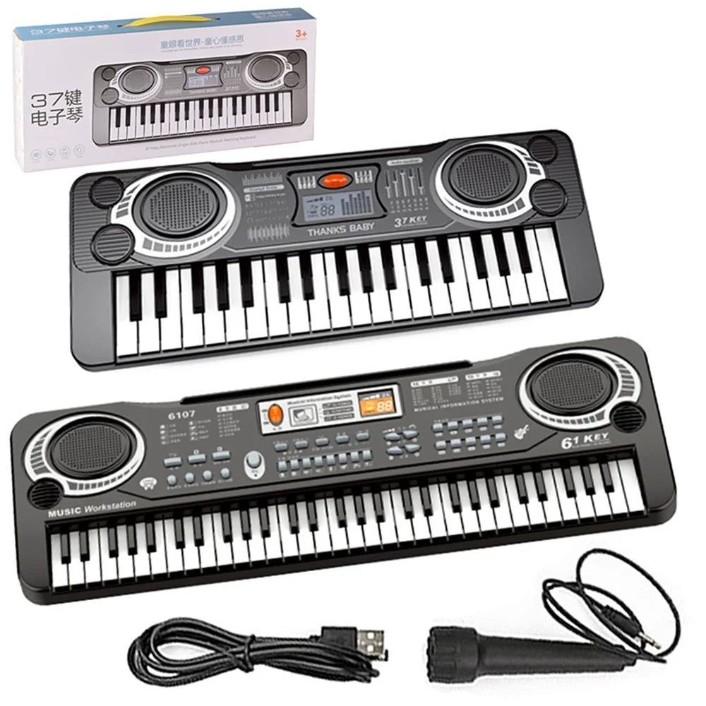 ZZ1427-2 37 Keys Electronic Keyboard Electric Piano Children Musical Instrument Music Learning Toy - 7