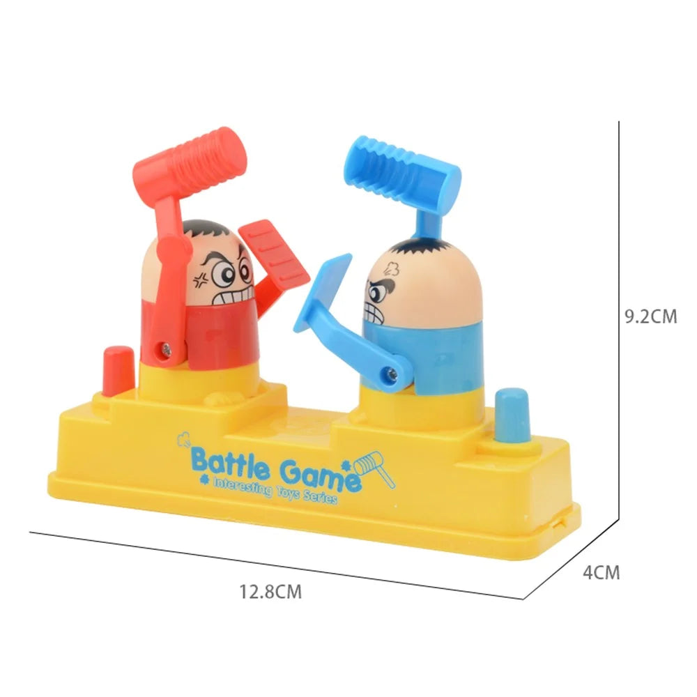 X023-8B Double Battle Board Game Children Desktop Hammer Robot Stress Relief Party Parent-child Interaction Toy - 5