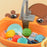 890 Kitchen Sink Toys Set for Kids Automatic Water Cycle System Electric Dishwasher Pretend Toy - Orange - 5