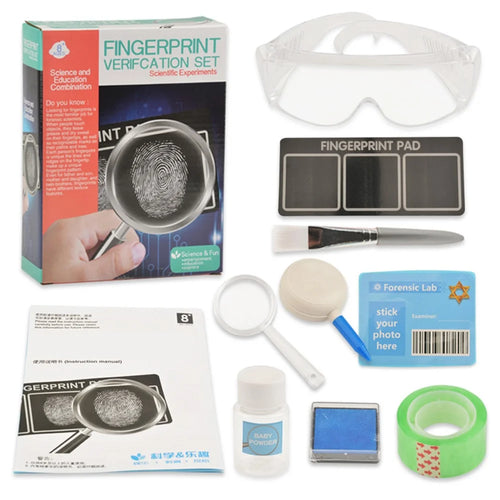 WH608-137 Kids Fingerprint Verification DIY Set Science Forensic Experiment Educational Toys - 1