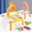 6688-03 Cute Giraffe Electric Projection Painting Table Drawing Board Kids Graffiti Writing Desk Children Educational Toy - Pink/Color Box - 4