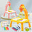 6688-03 Cute Giraffe Electric Projection Painting Table Drawing Board Kids Graffiti Writing Desk Children Educational Toy - Pink/Color Box - 6