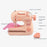 7982 Electric Children Sewing Machine Toy with Lights Small Appliance Pretend Play Sewing Toy for DIY Masks Educational Toys (Size: M) - Pink - 6